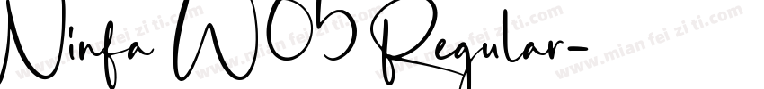 Ninfa W05 Regular字体转换